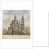 Project for the Church of the Dormition of the Theotokos at the Pokrovka Street in Moscow by Giacomo Antonio Domenico Quarenghi