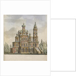 Project for the Church of the Dormition of the Theotokos at the Pokrovka Street in Moscow by Giacomo Antonio Domenico Quarenghi