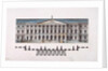 Project of Smolny Institute. The Main Facade and the Ground Floor Plan, 1806-1808 by Giacomo Antonio Domenico Quarenghi