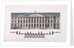 Project of Smolny Institute. The Main Facade and the Ground Floor Plan, 1806-1808 by Giacomo Antonio Domenico Quarenghi