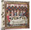 Feasting in Oxford (A cycle of Alexander romances), ca 1400 by Anonymous