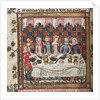 Feasting in Oxford (A cycle of Alexander romances), ca 1400 by Anonymous