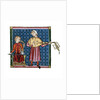 Two minstrels. Illustration from the codex of the Cantigas de Santa Maria, c. 1280 by Anonymous