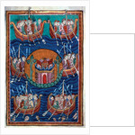 Viking ships arriving in Britain, ca 1130 by Abbo of Fleury