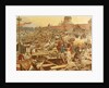 Novgorod Harbor, 1907 by Klavdi Vasilyevich Lebedev