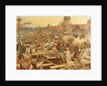 Novgorod Harbor, 1907 by Klavdi Vasilyevich Lebedev
