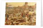 Novgorod Harbor, 1907 by Klavdi Vasilyevich Lebedev