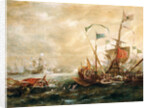 Spanish engagement with Barbary pirates, First Half of 17th century by Andries van Eertvelt