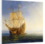 Capture a galleon by Jean Antoine Théodore Gudin