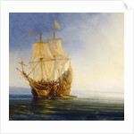 Capture a galleon by Jean Antoine Théodore Gudin