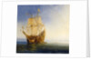 Capture a galleon by Jean Antoine Théodore Gudin
