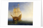 Capture a galleon by Jean Antoine Théodore Gudin