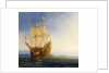 Capture a galleon by Jean Antoine Théodore Gudin