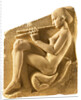 An aulos player. Altar of Aphrodite, so-called Ludovisi Throne, Left-hand panel, ca 430 BC by Classical Antiquities