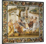Platonic Academy. Mosaic from Pompeii, 1st century BC by Classical Antiquities