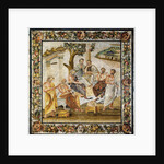 Platonic Academy. Mosaic from Pompeii, 1st century BC by Classical Antiquities