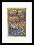 Viking ships arriving in Britain, ca 1130 by Abbo of Fleury
