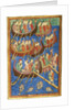 Viking ships arriving in Britain, ca 1130 by Abbo of Fleury