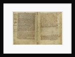 Verse account of Magna Carta in the Chronicle of Melrose Abbey, 1270s by Historical Document