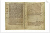 Verse account of Magna Carta in the Chronicle of Melrose Abbey, 1270s by Historical Document