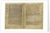 Verse account of Magna Carta in the Chronicle of Melrose Abbey, 1270s by Historical Document