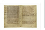 Verse account of Magna Carta in the Chronicle of Melrose Abbey, 1270s by Historical Document