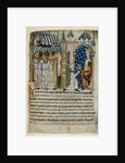 The poisoning of King John, 13th century by Anonymous