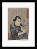 Shakuhachi Player by Utagawa Kuniyoshi