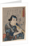 Shakuhachi Player by Utagawa Kuniyoshi