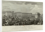 The Execution of Louis XVI in the Place de la Revolution on 21 January 1793, 1794 by Isidore Stanislas Helman