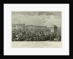 The Execution of Louis XVI in the Place de la Revolution on 21 January 1793, 1794 by Isidore Stanislas Helman
