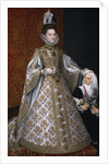 The Infanta Isabel Clara Eugenia with the Dwarf, Magdalena Ruiz, 1585-1588 by Alonso Sánchez Coello