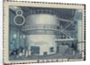 Chinas first nuclear reactor (Postage stamp), 1958 by Anonymous