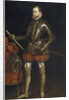Portrait of Philip II in armour from the battle of Saint Quentin, Early 17th century by Anonymous