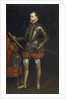 Portrait of Philip II in armour from the battle of Saint Quentin, Early 17th century by Anonymous