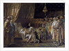 King James I the Conqueror Gives His Sword to His Son, Pedro, 1881 by Ignacio Pinazo Camarlench