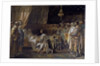 King James I the Conqueror Gives His Sword to His Son, Pedro, 1881 by Ignacio Pinazo Camarlench