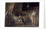 King James I the Conqueror Gives His Sword to His Son, Pedro, 1881 by Ignacio Pinazo Camarlench