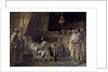 King James I the Conqueror Gives His Sword to His Son, Pedro, 1881 by Ignacio Pinazo Camarlench