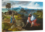 Landscape with Saint Christopher, ca 1524 by Joachim Patinir