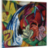 The waterfall (Women under a waterfall), 1912 by Franz Marc