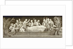 Burial of Hernando De Soto (The frieze in the Rotunda of the United States Capitol), 1860-1873 by Constantino Brumidi