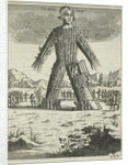Wicker man (from Britannia Antiqua Illustrata by Aylett Sammes), 1676 by Anonymous