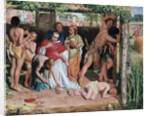 A Converted British Family Sheltering a Christian Missionary from the Persecution of the Druids, 185 by William Holman Hunt