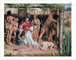 A Converted British Family Sheltering a Christian Missionary from the Persecution of the Druids, 185 by William Holman Hunt