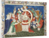 The Wheel of Fortune (from an manuscript of Troy Book by John Lydgate), Mid of the 15th century by Anonymous