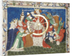 The Wheel of Fortune (from an manuscript of Troy Book by John Lydgate), Mid of the 15th century by Anonymous