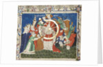 The Wheel of Fortune (from an manuscript of Troy Book by John Lydgate), Mid of the 15th century by Anonymous