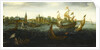 The Eendracht before IJsselmonde, 1618 by (Aert van Antum) Aert Anthonisz.