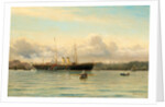 Imperial Yacht Polestar in Copenhagen Harbour by Holger Peter Svane Lübbers